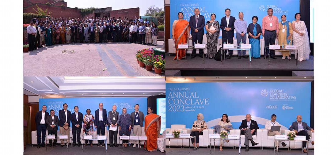 GLC4HSR holds its first Annual Conclave on March 10-11; attracts global health systems experts and participants from several countries